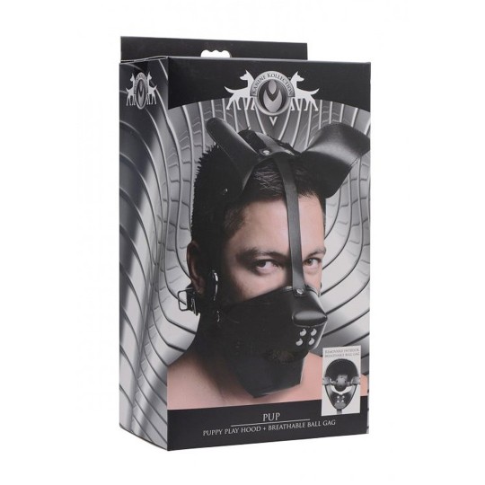 PUP - PUPPY PLAY MASK + BREATHABLE BALL GAG