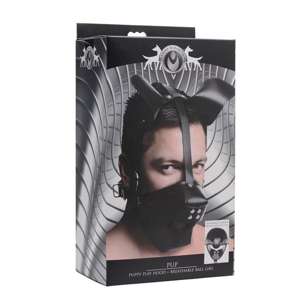 PUP - PUPPY PLAY MASK + BREATHABLE BALL GAG