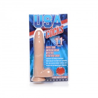 DUAL DENSITY DILDO - 11 / 28 CM