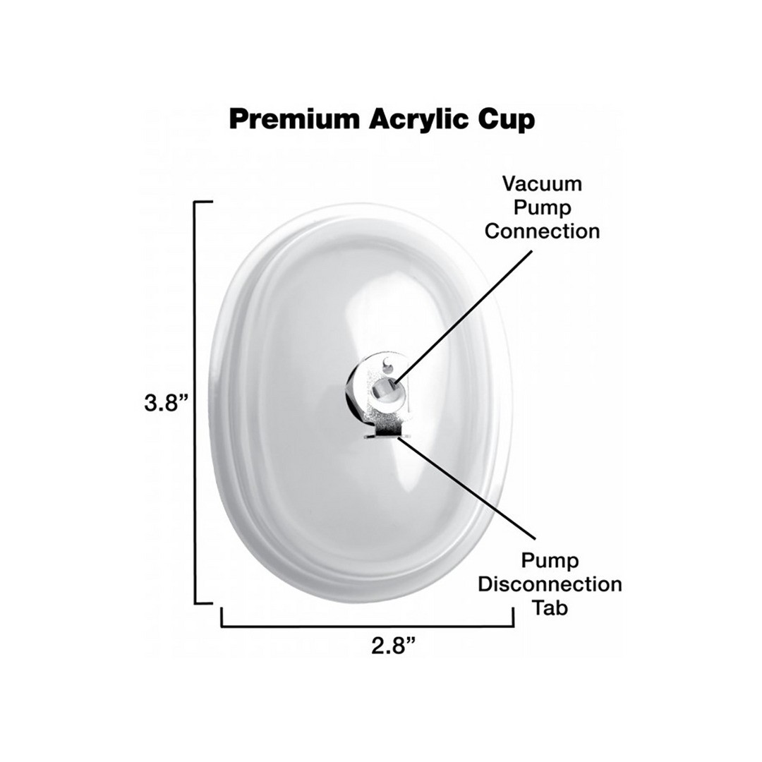 SMALL VAGINAL PUMP WITH CUP ATTACHMENT - SMALL