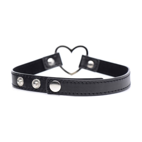 DARK HEART - CHROME HEART BLACK CHOKER