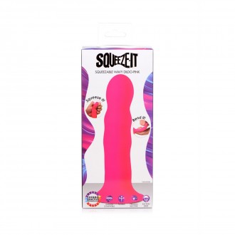 SQUEEZABLE WAVY DILDO