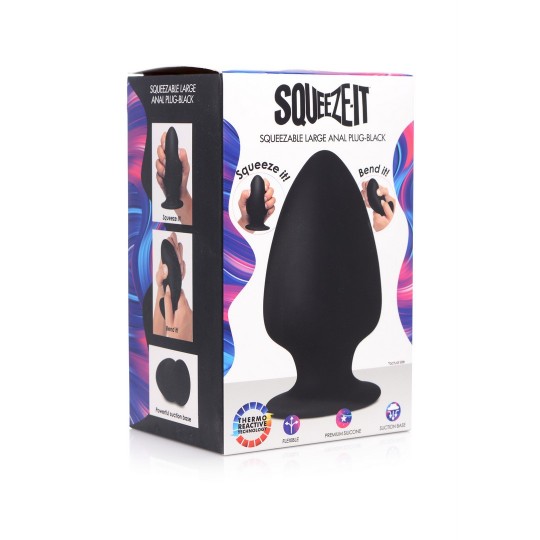 SQUEEZABLE ANAL PLUG - LARGE