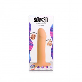 SQUEEZABLE PHALLIC DILDO