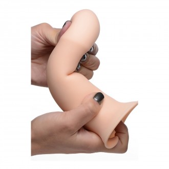 SQUEEZABLE THICK PHALLIC DILDO