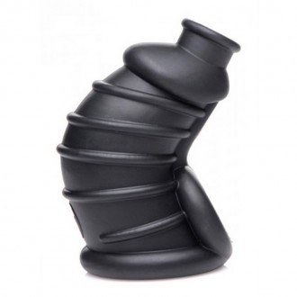 DARK CHAMBER - SILICONE CHASTITY CAGE