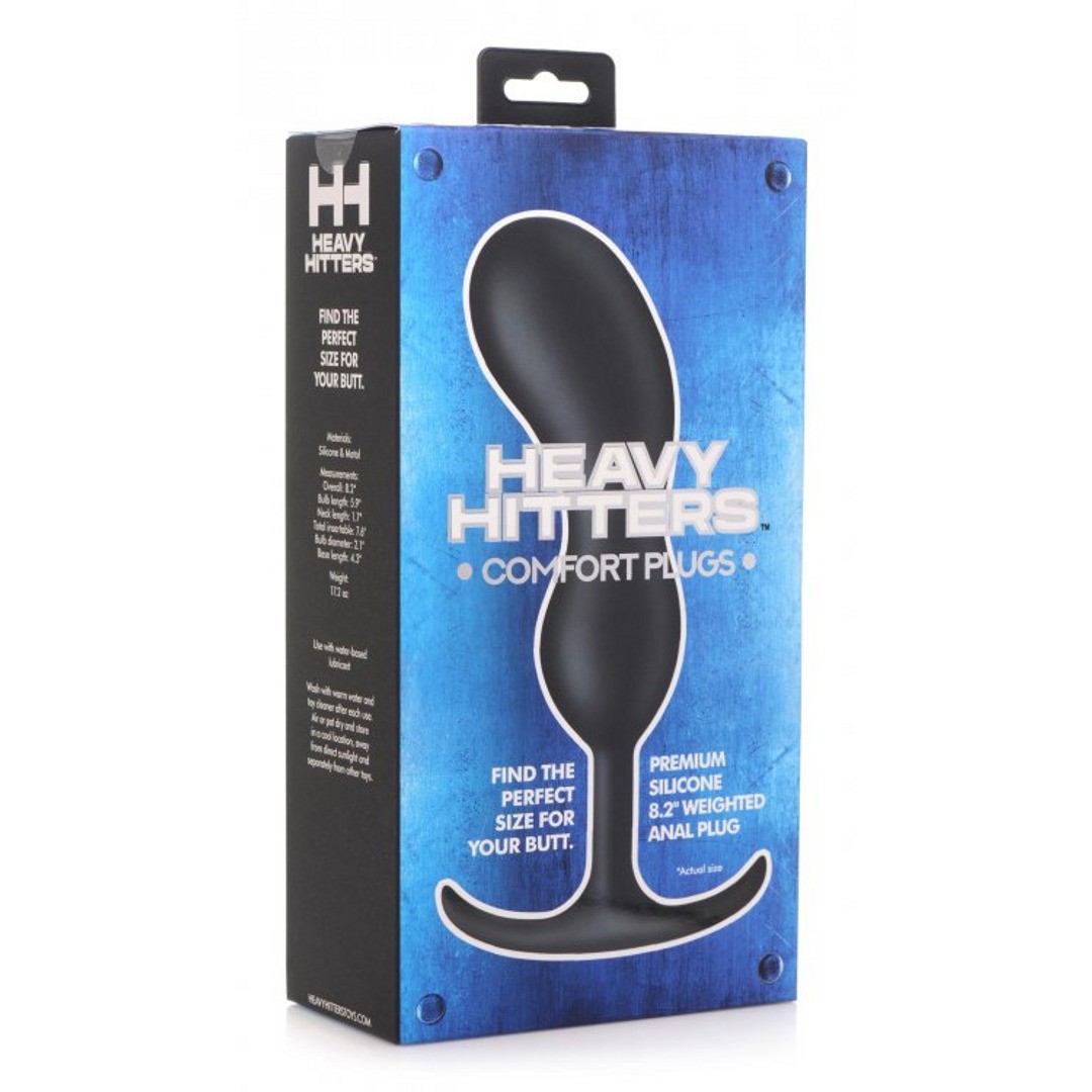 PREMIUM SILICONE WEIGHTED PROSTATE PLUG - EXTRA LARGE