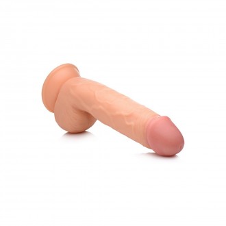 POP - DILDO WITH BALLS - 8.25 / 21 CM