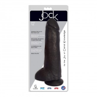 DILDO WITH BALLS - 12 / 30,5 CM