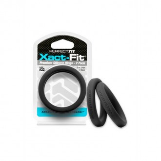 #22 XACT-FIT - COCKRING 2-PACK