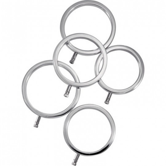 SOLID METAL COCKRING SET