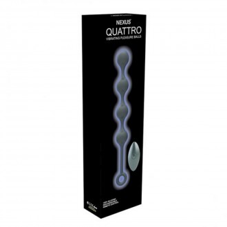 QUATTRO - VIBRATING PLEASURE BEADS WITH REMOTE CONTROL