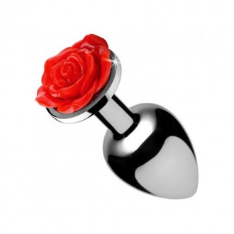 RED ROSE - BUTT PLUG - LARGE