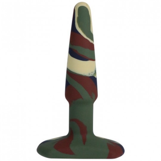 GROOVY - SILICONE ANAL PLUG - 4 / 10 CM - CAMOUFLAGE