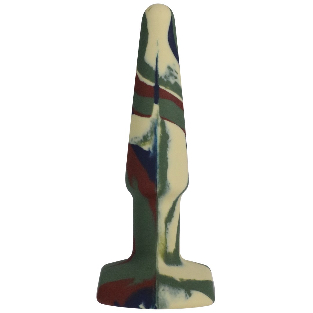 GROOVY - SILICONE ANAL PLUG - 4 / 10 CM - CAMOUFLAGE