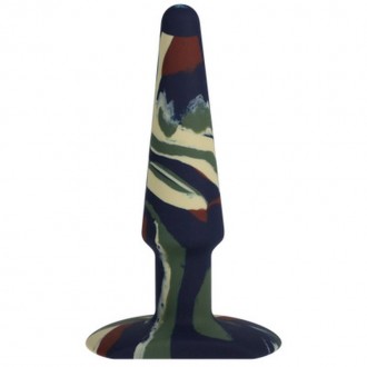 GROOVY - SILICONE ANAL PLUG - 5 / 12 CM - CAMOUFLAGE