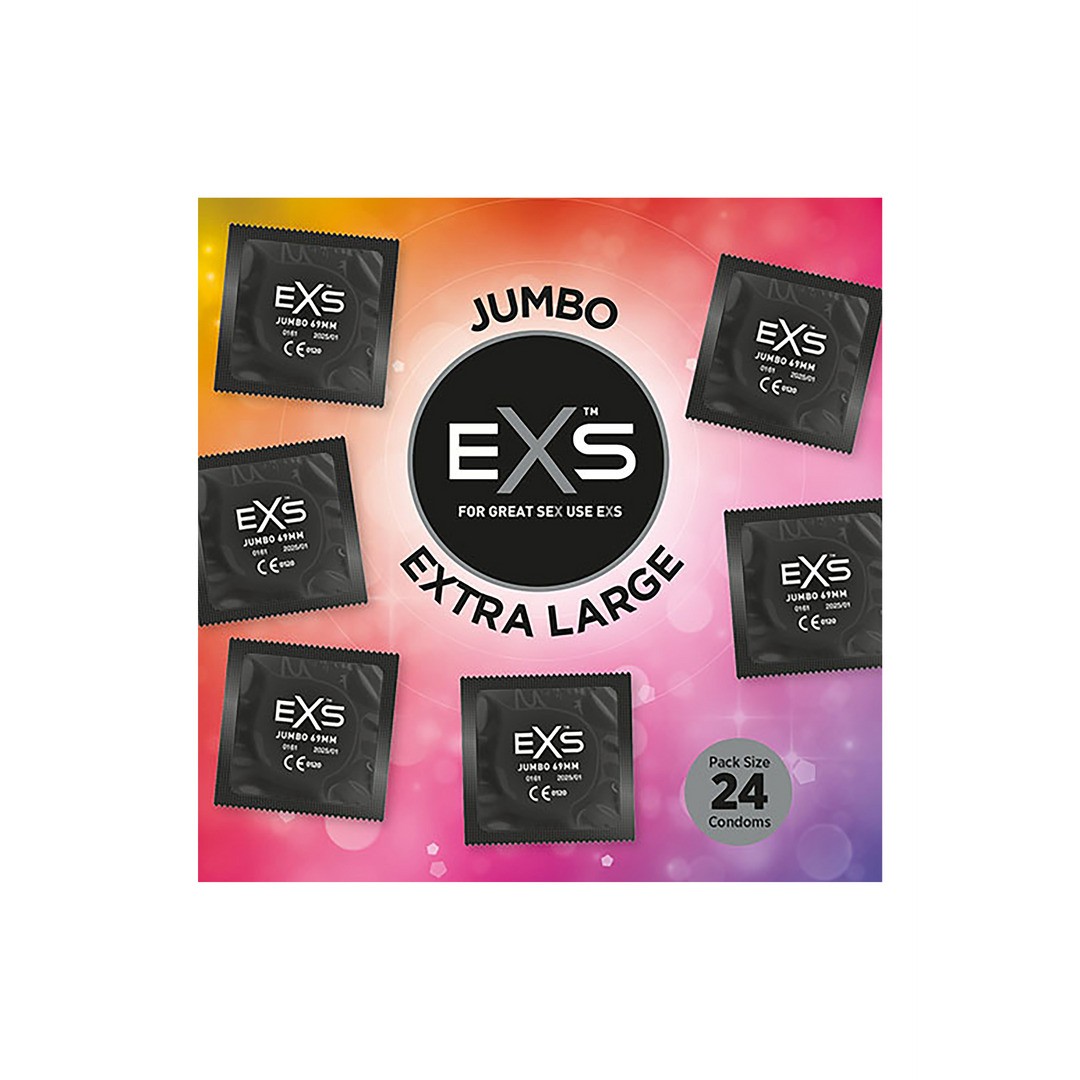 EXS JUMBO PACK - CONDOMS - 24 PIECES