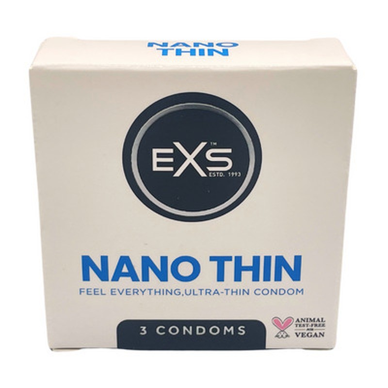 EXS NANO THIN - CONDOMS - 3 PIECES