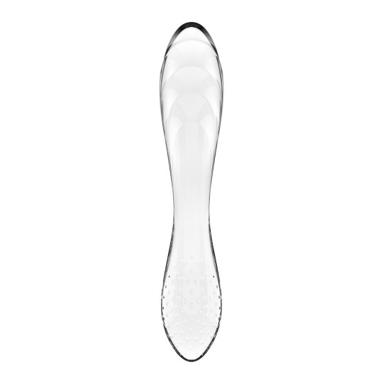 DAZZLING CRYSTAL 1 - GLASS DILDO - TRANSPARENT