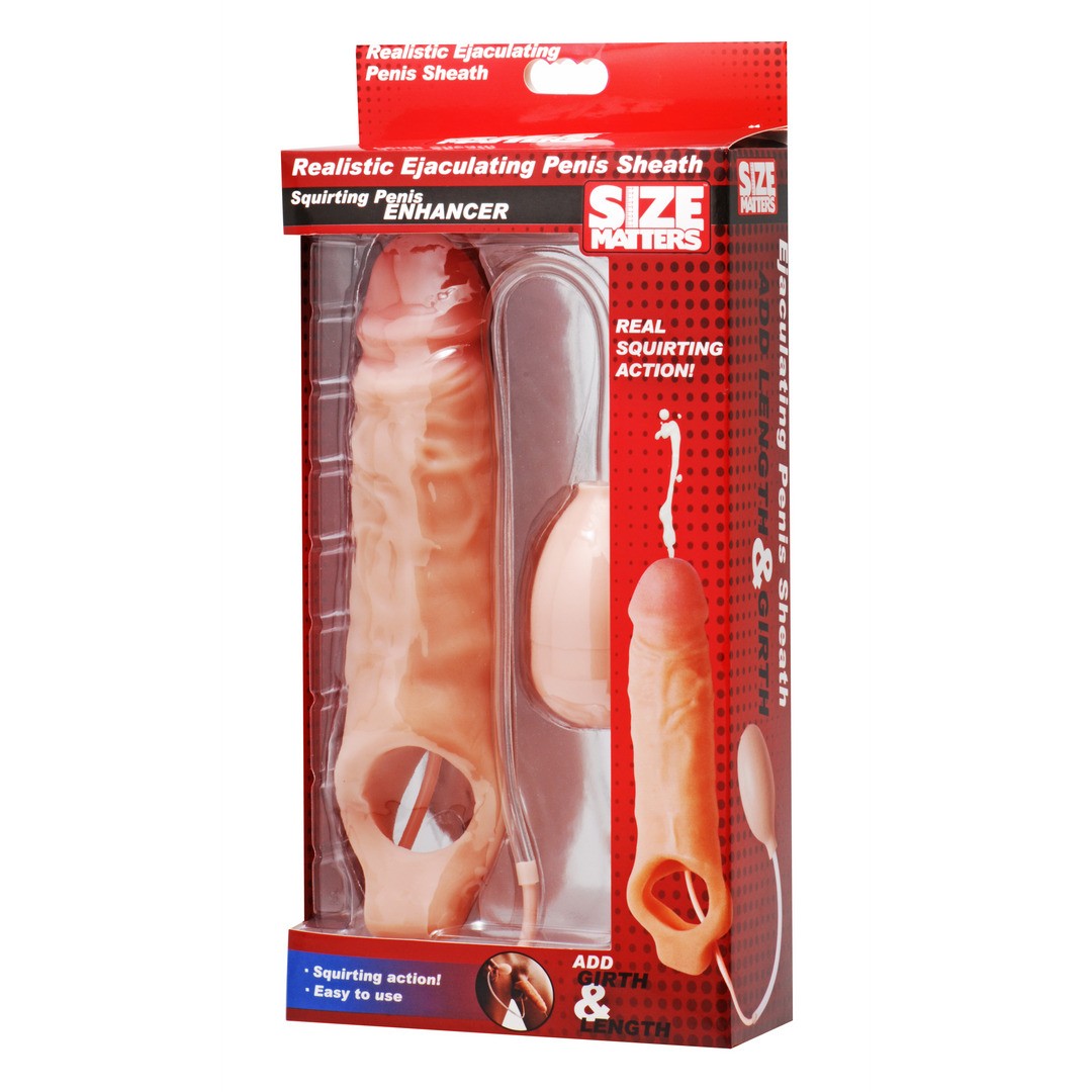 REALISTIC EJACULATING PENIS SLEEVE