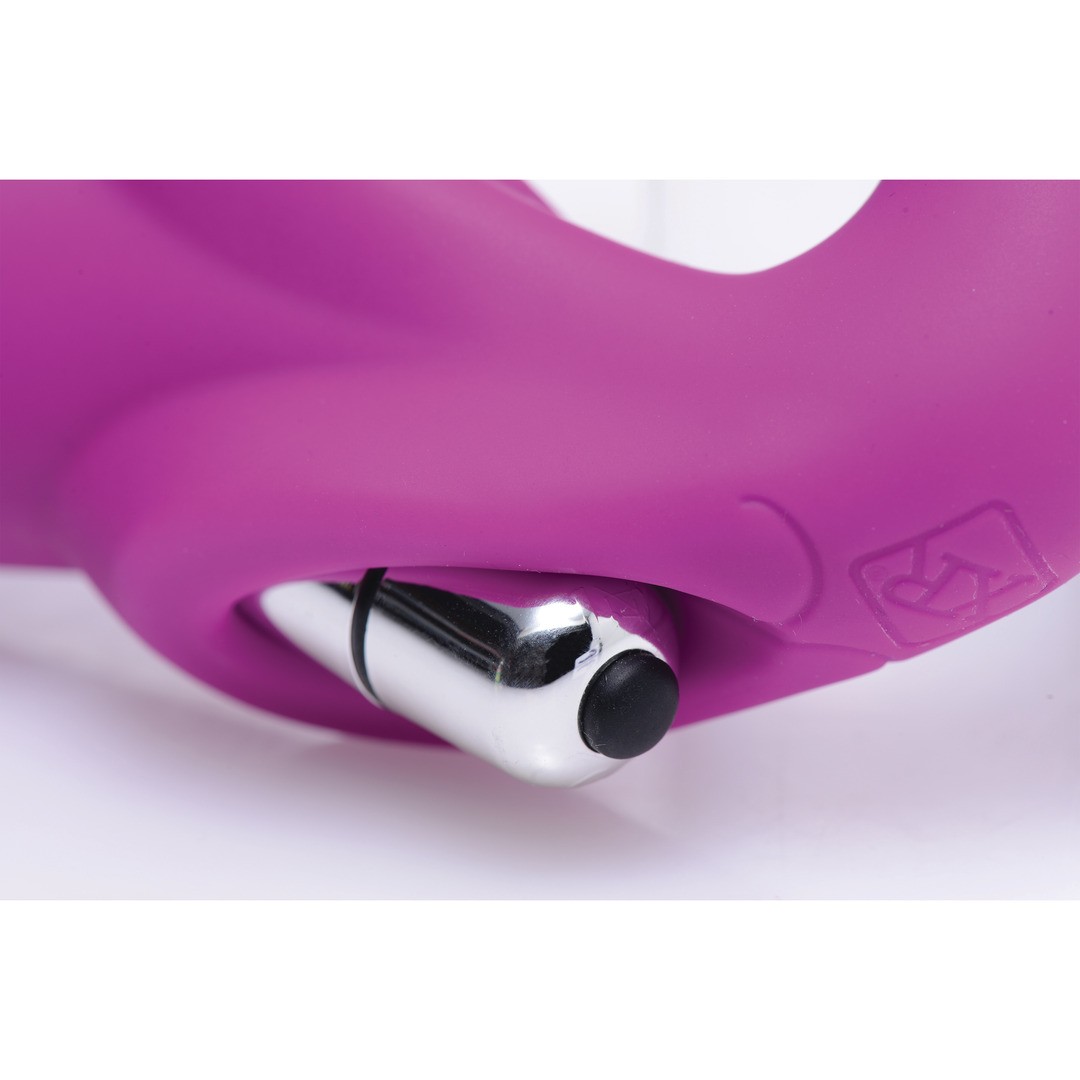 EVOKE VIBRATING STRAPLESS SILICONE STRAP ON DILDO