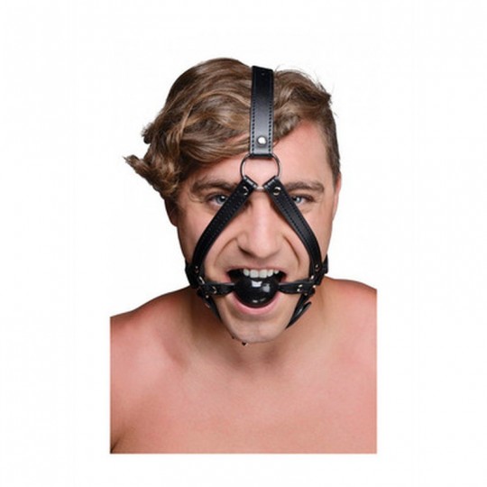 HEAD ARMOR WITH BALL GAG