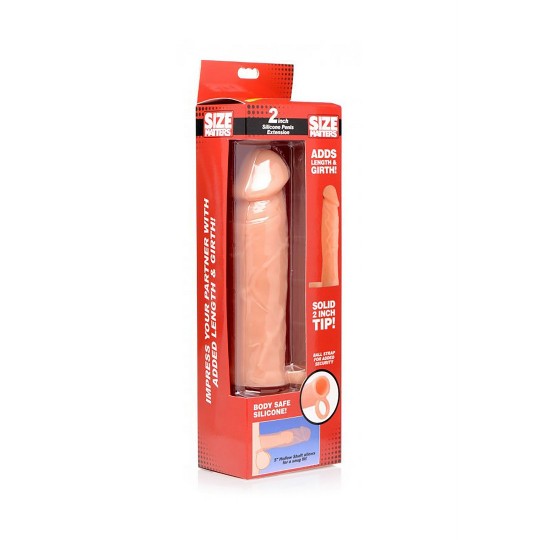 SILICONE PENIS SLEEVE - 2 / 5 CM