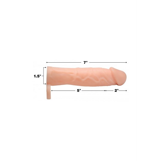 SILICONE PENIS SLEEVE - 2 / 5 CM