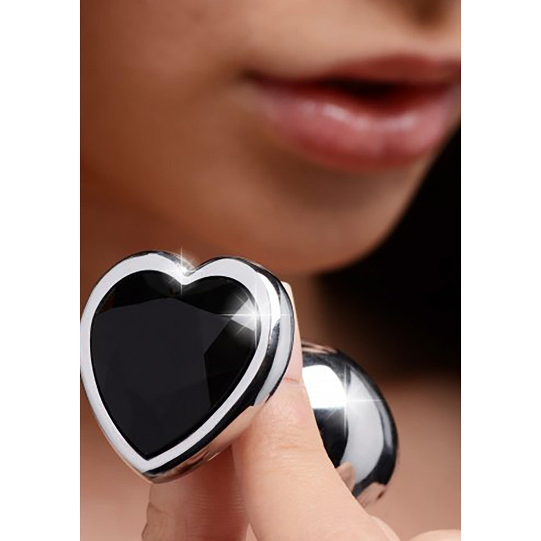 BLACK HEART - BUTT PLUG - SMALL