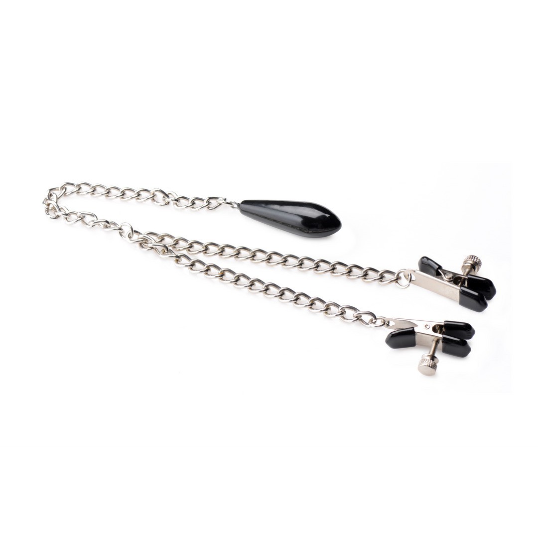 TITTY TAUNTER - NIPPLE CLAMPS WITH WEIGHTED BEAD