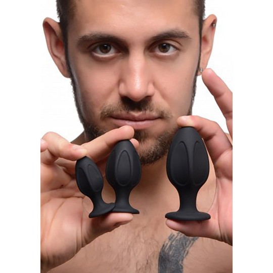 TRIPLE JUICERS - SILICONE ANAL TRAINER SET