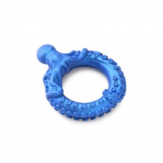 POSEIDON'S OCTO-RING - SILICONE COCK RING - BLUE