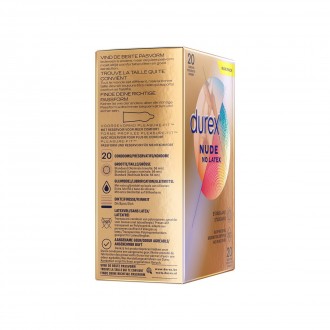 CONDOMS NUDE - CONDOMS WITHOUT LATEX - 20 PIECES