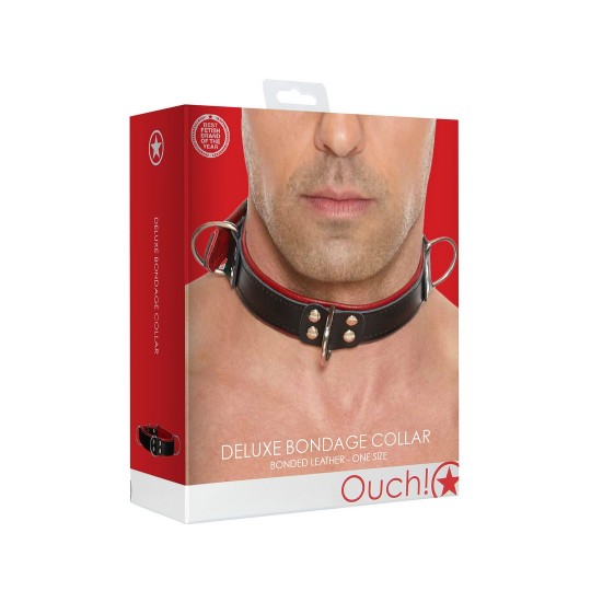 DELUXE BONDAGE COLLAR - ONE SIZE