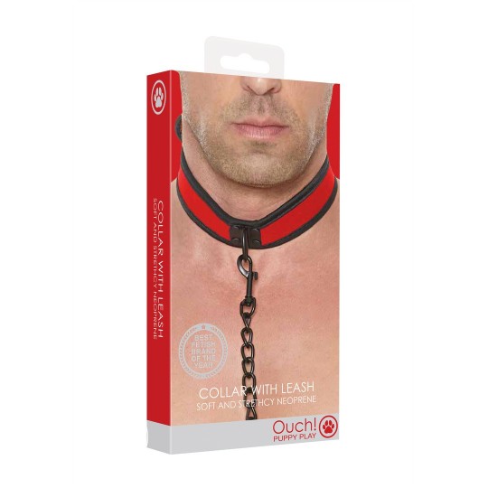 NEOPRENE COLLAR WITH LEASH