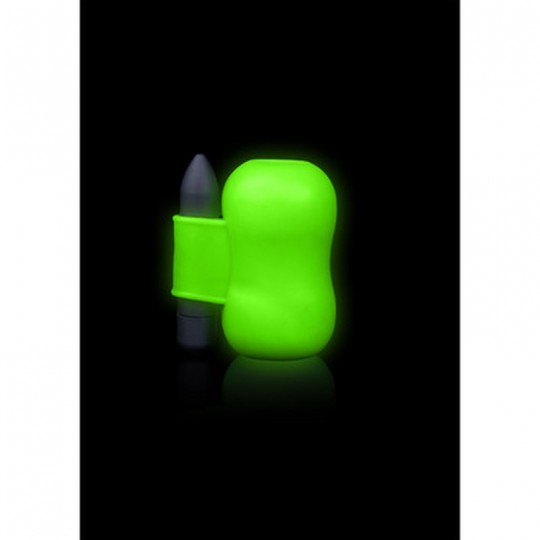 VIBRATING MASTURBATOR - GLOW IN THE DARK