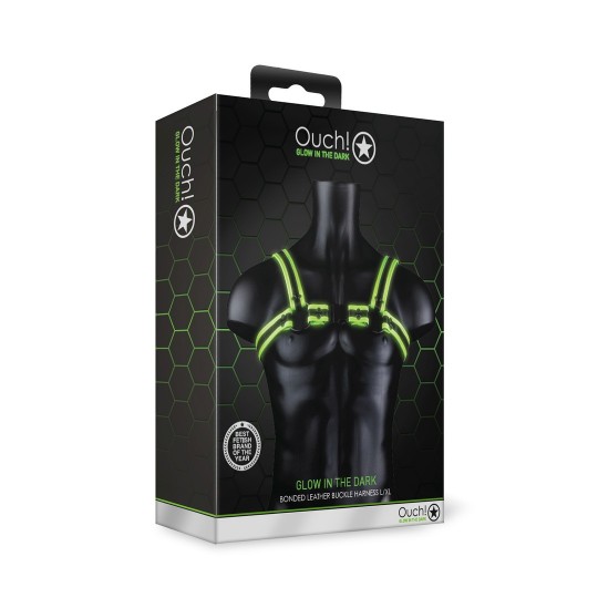 BUCKLE HARNESS - GLOW IN THE DARK - L/XL