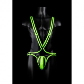 BODY-COVERING HARNESS - GLOW IN THE DARK - S/M