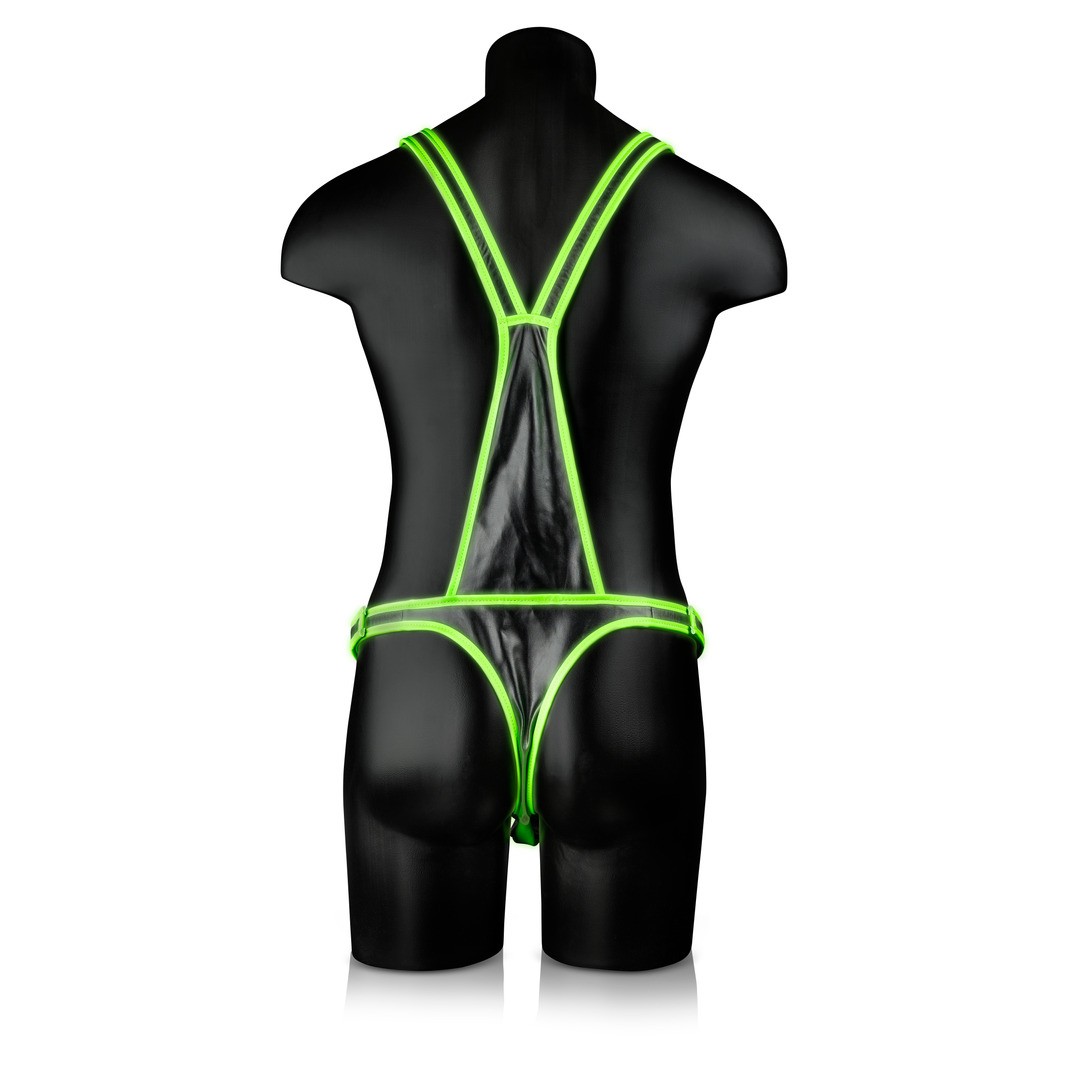 BODY-COVERING HARNESS - GLOW IN THE DARK - S/M