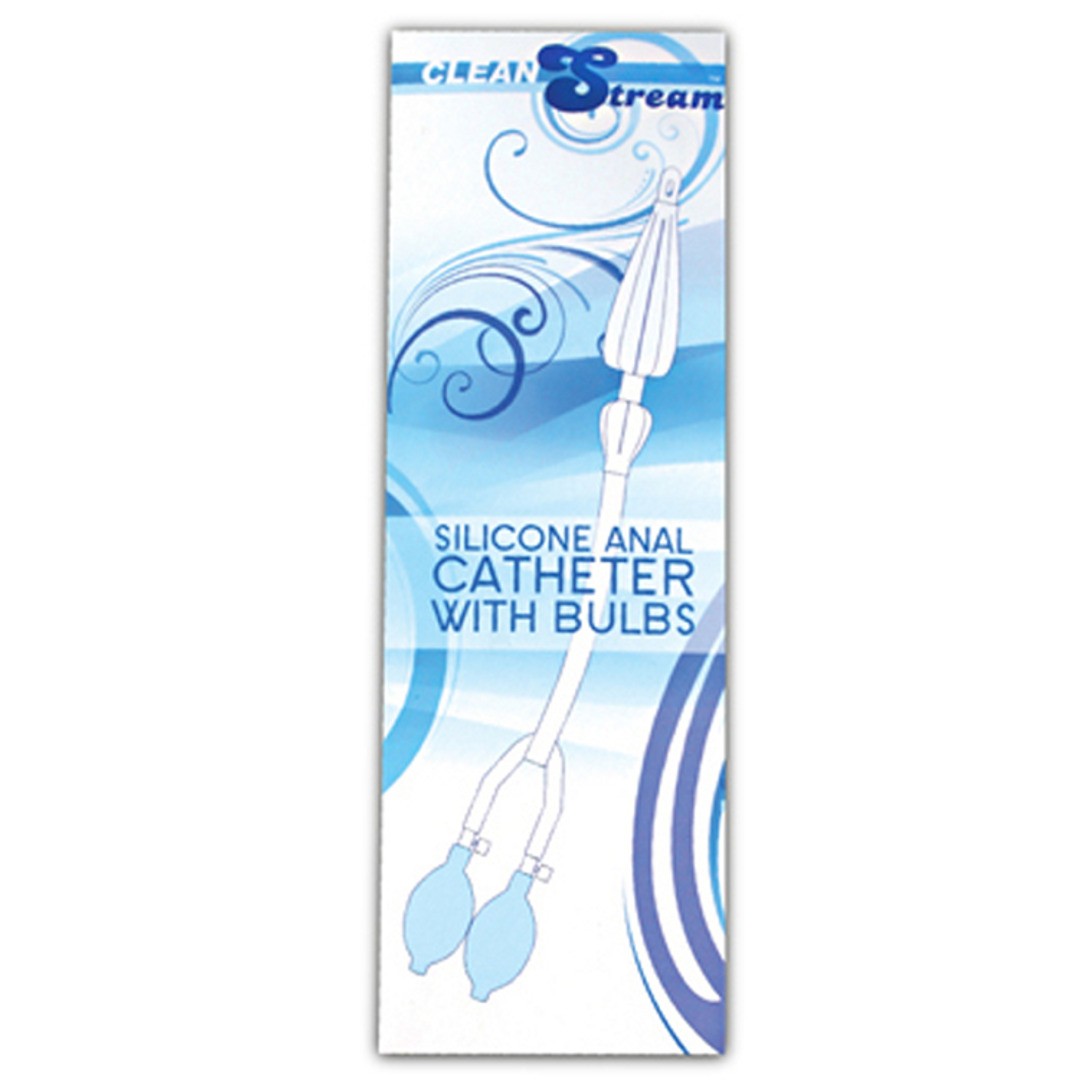 SILICONE ANAL CATHETER WITH BULBS