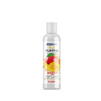 4 IN 1 LUBRICANT WITH MANGO FLAVOR - 1 FL OZ / 30 ML