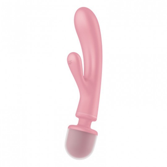 TRIPLE LOVER - HYBRID WAND VIBRATOR - PINK