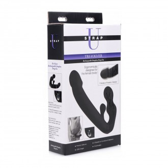 TRI-VOLVER - RECHARGEABLE STRAPLESS STRAP-ON