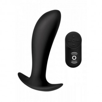 SILICONE PROSTATE VIBRATOR WITH REMOTE CONTROL