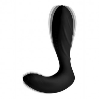 SILICONE PROSTATE VIBRATOR WITH REMOTE CONTROL