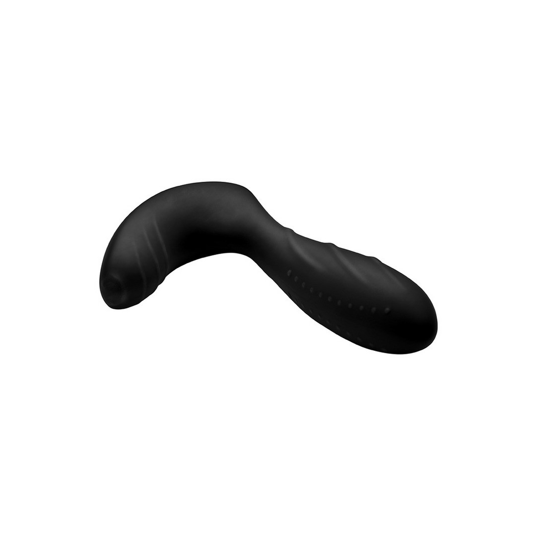 SILICONE PROSTATE VIBRATOR WITH REMOTE CONTROL