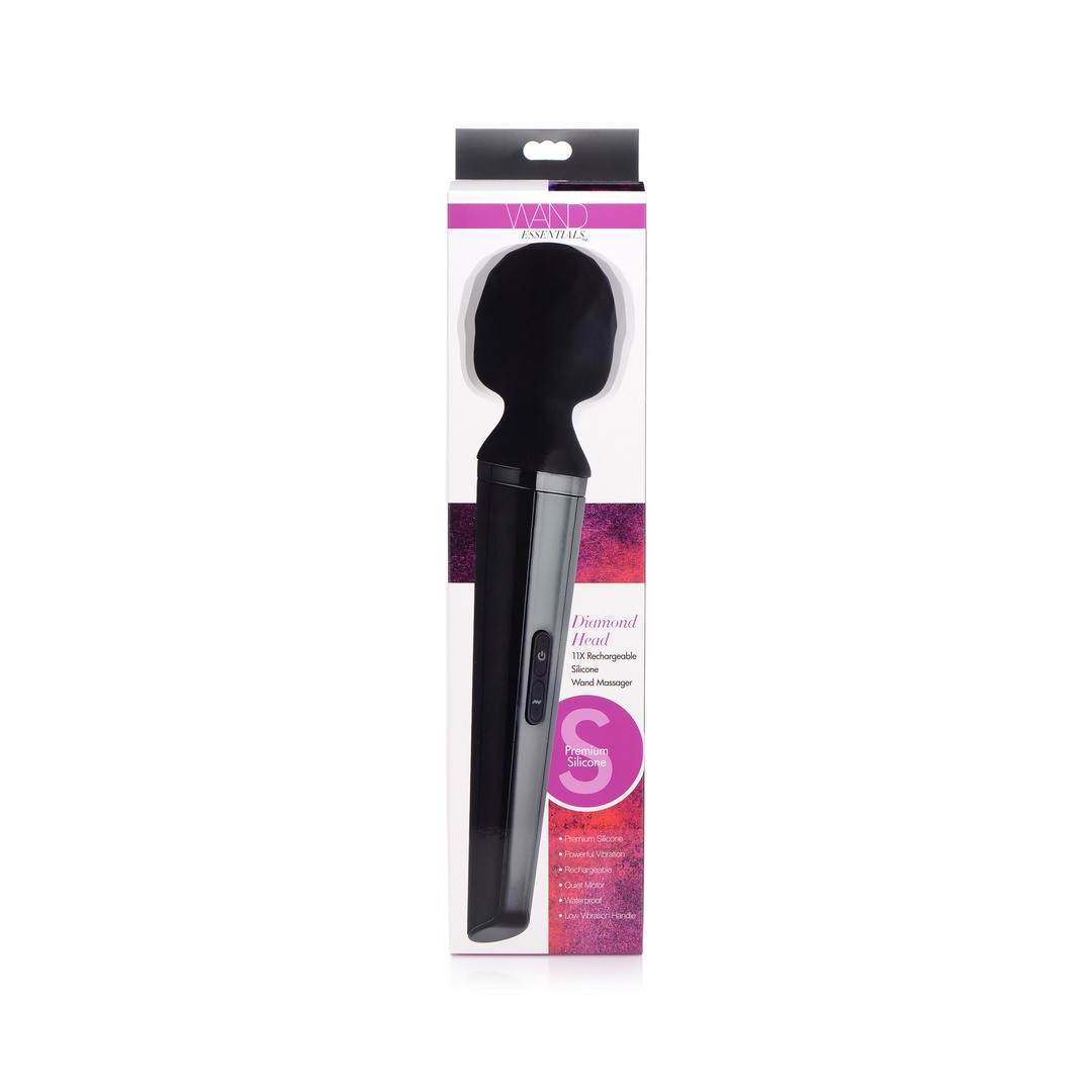 DIAMOND HEAD - SILICONE WAND MASSAGER