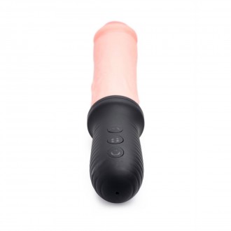 AUTO POUNDER - VIBRATING AND THRUSTING DILDO WITH HANDLE