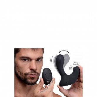 SILICONE PROSTATE STIMULATOR + REMOTE CONTROL WITH 10 SPEEDS