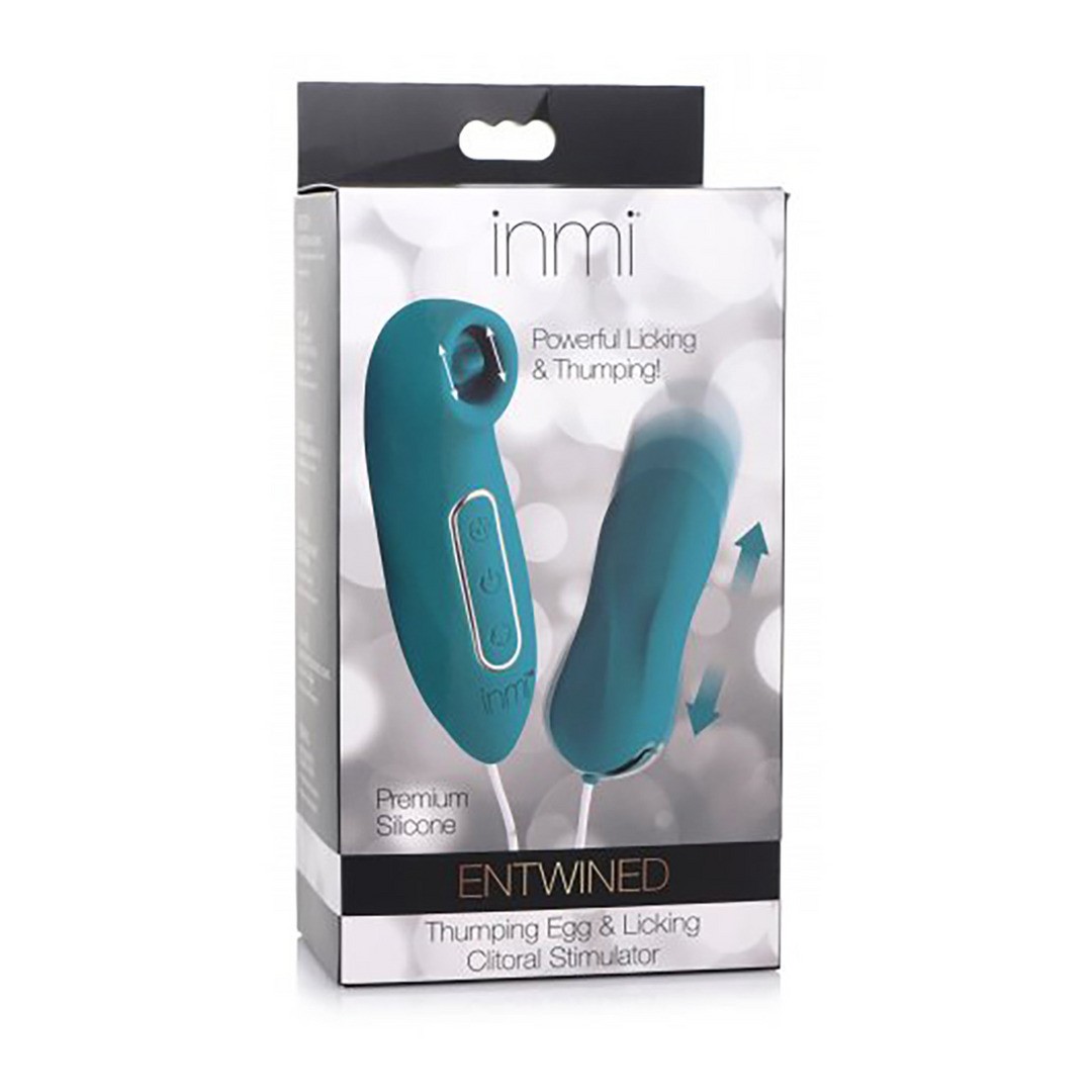 ENTWINED - THUMPING EGG AND LICKING CLITORAL STIMULATOR